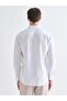 Regular Fit Long Sleeve Dobby Men's Shirt - 4