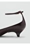 Kitten Heels with Ankle Strap - 6