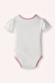 Yendioğan Printed White Bodysuit - 2