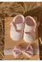 Baby Girl Bowknot Newborn Baby Shoes - Mevlüt Shoes Pink - 2