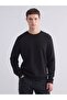 Lcwaikiki Classic Crew Neck Textured Men's Sweatshirt