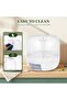 6-Grid Rotating Grain Dispenser - 360° Rotating Rice & Grain Storage Container - 8