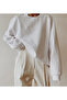 Unisex Basic 0 Crew Neck Unprinted Plain Oversize Wide Loose 3 Thread 100% Cotton Sweatshirt - 2