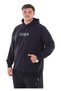 Men's Plus Size Hooded Sweatsuit Set with 2 Strands of Yarn Suitable for up to 154 Kilograms