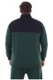 Men's Plus Size Suitable for up to 154 Kilos Size 2 Thread Stand Collar Zipper Tracksuit Set - 6