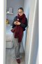 Premium Unisex Buklet Soft Textured Tasseled Women's Scarf Shawl Shoulder Wrap Claret Red - 3