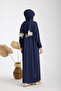 Lace. Zip-up Shawl Hijab Prayer Dress - 8