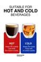 Double Walled Glass Coffee Cups with Spoon - Set of 4, 250 mL - 3