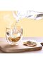 Double Walled Glass Coffee Cups with Spoon - Set of 4, 250 mL - 4