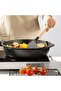 Silicone Kitchen Wooden Utensils Set with Oil Dispenser, 16 pcs, Black - 5