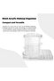Adjustable Acrylic 360° Rotating Cosmetic Organizer - 6-Layer Makeup Holder - 3