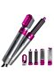 5-in-1 Hot Air Comb - Multi-function Hair Styling Tool (Silver/Magenta)