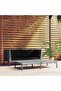 3 Piece Garden Lounge Set Dark Grey Half Round Poly Rattan