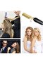 80–210°C Ceramic Hair Straightener Brush with HD LCD Display (Hot Comb)