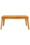 Garden Dining Table 100x55x45 cm Solid Wood Acacia - 2