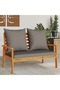 Garden Sofa Bench 120 cm with Cushion Solid Wood Acacia