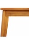 Garden Dining Table 100x55x45 cm Solid Wood Acacia - 6