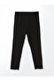 Lcw Kids Black Elastic Waist Girls Basic Leggings