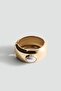 Brand İnci Detailed Thick Gold Cuff Bracelet - 2