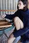 Navy Blue Bella Knitwear Scarf - 8