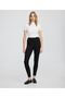 Skinny fit örme pantolon