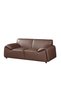 Tokishi 2 Seater Full Leather Sofa - Tan | Stylish Wood & Leather Design | 2 Year Warranty - 2