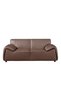 Tokishi 2 Seater Full Leather Sofa - Tan | Stylish Wood & Leather Design | 2 Year Warranty
