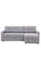 Jaizell Reversible Fabric Corner Sofa Bed with Storage - Grey, 3-Seater, Plywood, 2-Year Warranty - 5