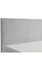 Wesley 180x200 King Bed with 4 Drawers - Dark Grey Fabric Upholstery - 2-Year Warranty - 5
