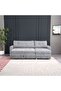 Jaizell Reversible Fabric Corner Sofa Bed with Storage - Grey, 3-Seater, Plywood, 2-Year Warranty - 3