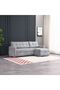 Jaizell Reversible Fabric Corner Sofa Bed with Storage - Grey, 3-Seater, Plywood, 2-Year Warranty - 2