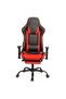 Belanda Gaming Chair with Footrest - Black/Red Faux Leather, Metal Frame, 2-Year Warranty - 4