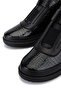 Women's Genuine Leather Black Patent Leather Crocodile Boots - 4