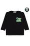 Stay Brave Printed 2-5 Years Old Sweatshirt - Black