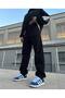 Men's Baggy Pants Wide Leg Black Washed Baggy Jeans Straight Khaki