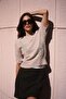 Cotton Basic Mini Bell Brown Skirt - 3