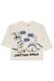 Dinosaurs 6-18 Months Sweatshirt - Ecru 12-18 Months