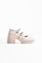 Jasmine Women's Matte Beige Casual Shoes