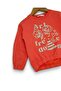 Girl's Heart Printed Tights, Transitional , 2-10 Years Old Sweatshirt Bottom Top Tights Set - 3