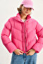 Women's Pink Regular Fit Water Repellent Inflatable Coat 3800 60283687 - 3