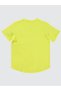 Flaming Sailboat Embroidered T-Shirt for 10-13 Years Old - Yellow - 2