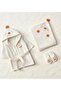 Civcivli Bathrobe Set 30038.03 Ecru Boxed Product**** Baby Birth Gift **** - 3