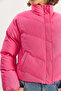 Women's Pink Regular Fit Water Repellent Inflatable Coat 3800 60283687 - 6