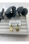 Double Layer Glittering Stainless Steel Women's Butterfly Earrings - 3