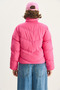 Women's Pink Regular Fit Water Repellent Inflatable Coat 3800 60283687 - 7
