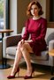 Women's Balloon Sleeve Bodycon Short Dress Flounced Woven Winter Season Stylish Good Quality for Your Evening Outfits - 2