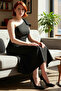 Women's Plus Size Bodycon Midi Dress One Shoulder Asymmetrical Neckline Chic Elegant Woven for Invitations - 2