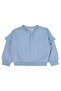 6-9 Years Old Tracksuit Set with Ruffled Sleeves - Blue 9-10 Years Old - 3