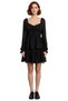 Women's Floral Print Sweetheart Neck Balloon Sleeve Chiffon Mini Dress Ideal for Spring Summer Chic. - 3