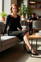 Women's Bodycon Plain Knitwear Midi Dress Long Sleeve V-Neck Casual Stylish and Comfortable for Outfits Good Quality - 2